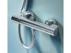 AM.PM Thermostat Duscharmatur X-Joy Brausearmatur aus Messing, Mischbatterie, Duschthermostat FXA40000 Chrom