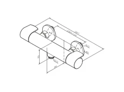 AM.PM Thermostat Duscharmatur X-Joy Brausearmatur aus Messing, Mischbatterie Duschthermostat FXA40022 Schwarz