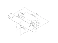 AM.PM Thermostat Duscharmatur Hit Brausearmatur aus Messing, Mischbatterie, Duschthermostat FTA40000 Chrom
