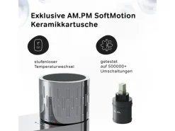 AM.PM Waschtischarmatur Gem mit Wassertemperatur Indikator FGA02400 Chrom