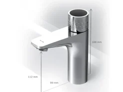 AM.PM Waschtischarmatur Gem mit Wassertemperatur Indikator FGA02400 Chrom