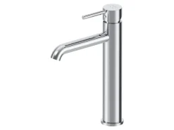 AM.PM Waschtischarmatur mit hohem Auslauf Spike Wasserhahn Bad aus Messing, Mischbatterie FPA92000 Chrom