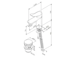 AM.PM Waschtischarmatur mit Klick-Ablauf, Waschbecken Armatur, Mischbatterie FXA82100 X-Joy Wasserhahn Bad Chrom