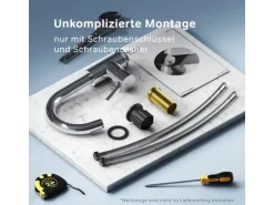 AM.PM Waschtischarmatur mit drehbarem Auslauf, Wasserhahn Bad, Mischbatterie FXB02700 X-Joy S  Chrom