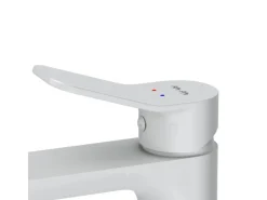 AM.PM Waschtischarmatur mit hohem Auslauf, Waschbecken Armatur, Mischbatterie FXA92033 X-Joy Wasserhahn Bad Weiß