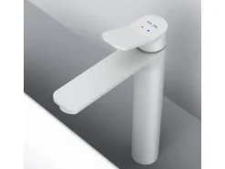 AM.PM Waschtischarmatur mit hohem Auslauf, Waschbecken Armatur, Mischbatterie FXA92033 X-Joy Wasserhahn Bad Weiß