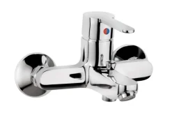 AquaSu Einhebelmischer-Wannenarmatur Jetmix Style Chrom