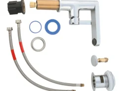 Aquasu Waschtischarmatur Luana mit Keramikkartusche Chrom