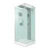 AquaVapore Dampfdusche Duschtempel Sauna Dusche Duschkabine D38-10L2-EC 90x90 cm