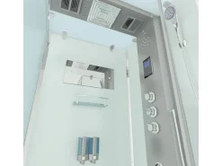 AquaVapore Dampfdusche Duschtempel Sauna Dusche Duschkabine D38-00R3-EC 80x80 cm