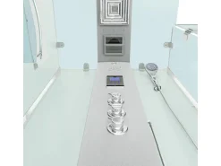 AquaVapore Dampfdusche Duschtempel Sauna Dusche Duschkabine D38-00R3-EC 80x80 cm