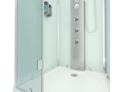 AquaVapore Dampfdusche Duschtempel Sauna Dusche Duschkabine D38-10L3-EC 90x90 cm