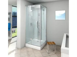 AquaVapore Dampfdusche Duschtempel Sauna Dusche Duschkabine D38-20L2-EC 100x100