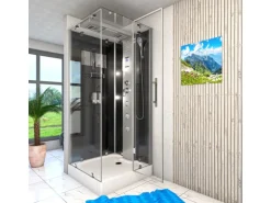 AquaVapore Dampfdusche Duschtempel Sauna Dusche Duschkabine D38-13R2 90x90 cm