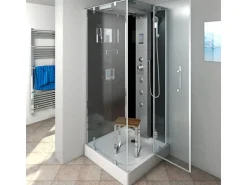 AquaVapore Dampfdusche Duschtempel Sauna Dusche Duschkabine D38-23R2-EC 100x100