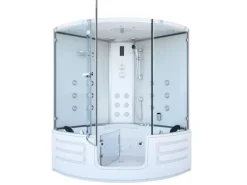 AquaVapore Dampfdusche Whirlpool Dusche Duschkabine K70-WS-EH-EC 150x150cm