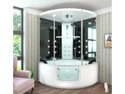 AquaVapore Dampfdusche Whirlpool Dusche Duschkabine K60-SW-EH-EC 140x140cm