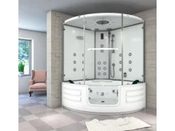 AquaVapore Dampfdusche Whirlpool Dusche Duschkabine K70-WS-EH-EC-SC 150x150cm