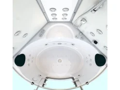 AquaVapore Dampfdusche Whirlpool Dusche Duschkabine K70-WS-EH-EC-SC 150x150cm