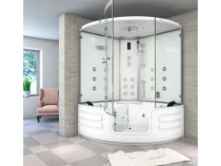 AquaVapore Dampfdusche Whirlpool Dusche Duschkabine K70-WS-EH-EC-SC 150x150cm