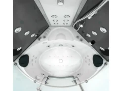 AquaVapore Dampfdusche Whirlpool Dusche Duschkabine K60-SW-EH 140x140cm