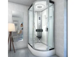 AquaVapore Dusche Duschkabine D60-70T2R Duschtempel Sauna 80x120 cm