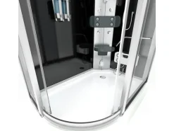 AquaVapore Dusche Duschkabine D60-73T2L-EC Duschtempel Sauna 120x80 cm