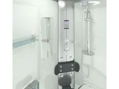 AquaVapore Dusche Duschkabine D60-70M2L-EC Duschtempel Sauna 120x80 cm