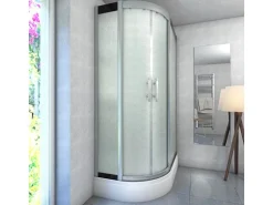 AquaVapore Dusche Duschkabine D60-70M2L-EC Duschtempel Sauna 120x80 cm