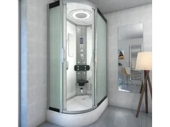 AquaVapore Dusche Duschkabine D60-70M2L-EC Duschtempel Sauna 120x80 cm