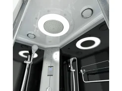 AquaVapore Dusche Duschkabine D60-73M2R Duschtempel Sauna 80x120 cm