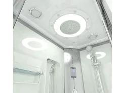 AquaVapore Dusche Duschkabine D60-70T2L Duschtempel Sauna 120x80 cm