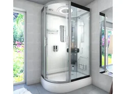 AquaVapore Dusche Duschkabine D60-70T2L Duschtempel Sauna 120x80 cm