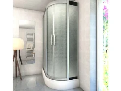 AquaVapore Duschkabine Komplettdusche Fertigdusche Dusche D60-73M0R 80x120 cm