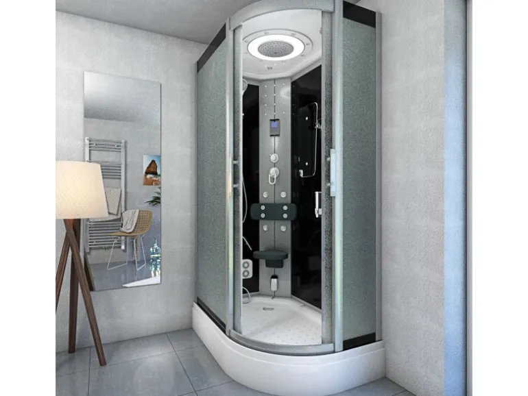 AquaVapore Duschkabine Komplettdusche Fertigdusche Dusche D60-73M0R 80x120 cm