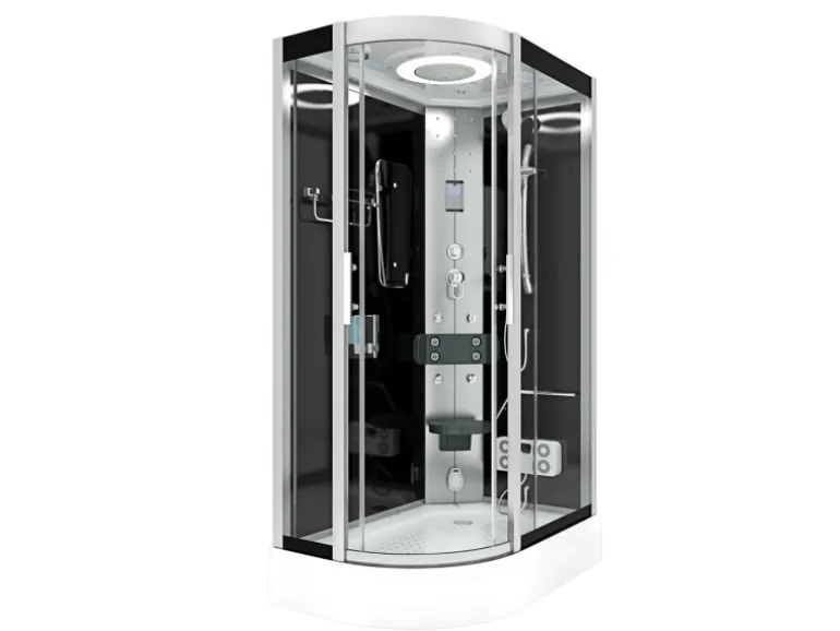 AquaVapore Duschkabine Komplettdusche Fertigdusche Dusche D60-73T0L-EC 120x80 cm