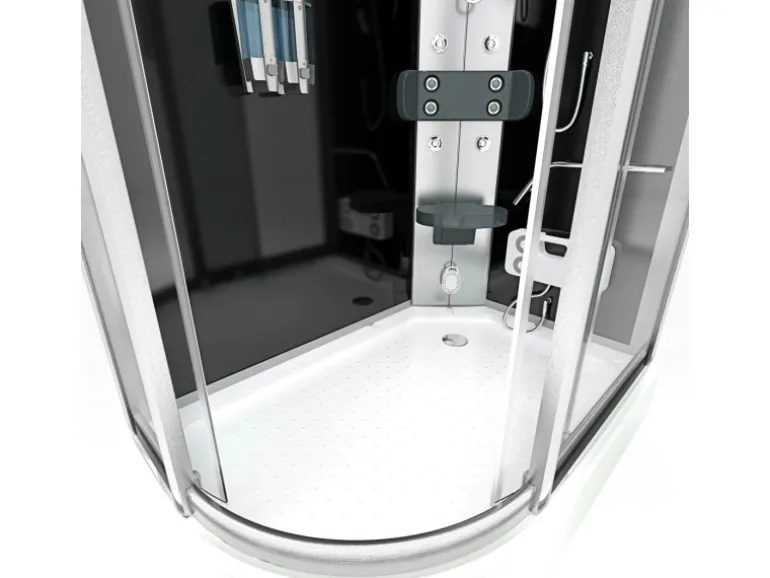 AquaVapore Duschkabine Komplettdusche Fertigdusche Dusche D60-73T0L-EC 120x80 cm