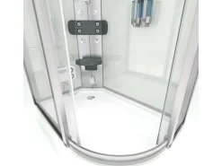 AquaVapore Duschkabine Komplettdusche Fertigdusche Dusche D60-70T0R 80x120 cm