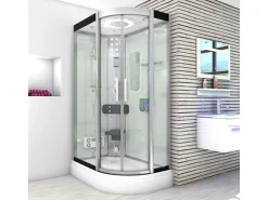 AquaVapore Duschkabine Komplettdusche Fertigdusche Dusche D60-70T0R 80x120 cm