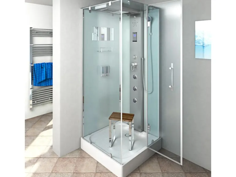 AquaVapore Duschkabine Komplettdusche D38-00R0 Fertigdusche Dusche 80x80 cm