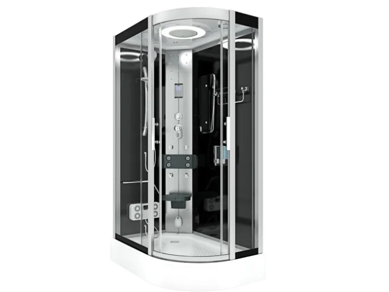 AquaVapore Duschkabine Komplettdusche Fertigdusche Dusche D60-73T0R-EC 80x120 cm