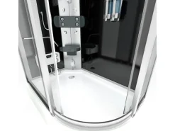 AquaVapore Duschkabine Komplettdusche Fertigdusche Dusche D60-73T0R-EC 80x120 cm