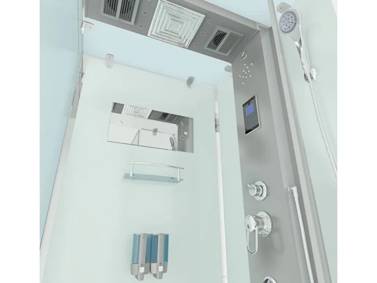 AquaVapore Duschkabine Komplettdusche D38-20R0 Fertigdusche Dusche 100x100 cm