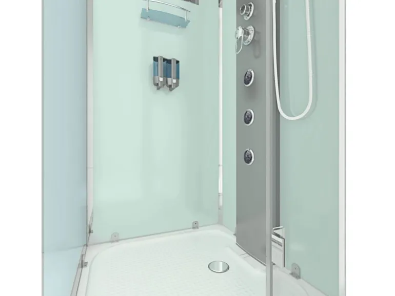 AquaVapore Duschkabine Komplettdusche D38-20R0 Fertigdusche Dusche 100x100 cm