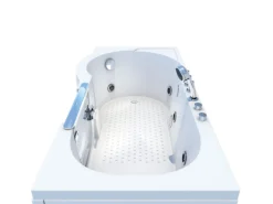 AquaVapore Seniorenwanne mit Tür Whirlpool S12-TH-WP-R Badewanne 85x170cm