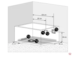 AquaVapore Seniorenwanne mit Tür Whirlpool S12-TH-WP-R Badewanne 85x170cm