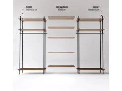 Ar Shelving Deco Set Garderobe XL 185 x 235 x 35 cm