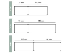 Ar Shelving Lebensmittelregal Gastronorm M 180 cm x 110 x 50 cm