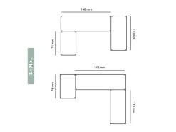 Ar Shelving Lebensmittelregal Gastronorm M 180 cm x 110 x 50 cm
