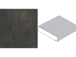 Arbeitsplatte Bronzit Schwarz 90 cm x 2,9 cm Meterware